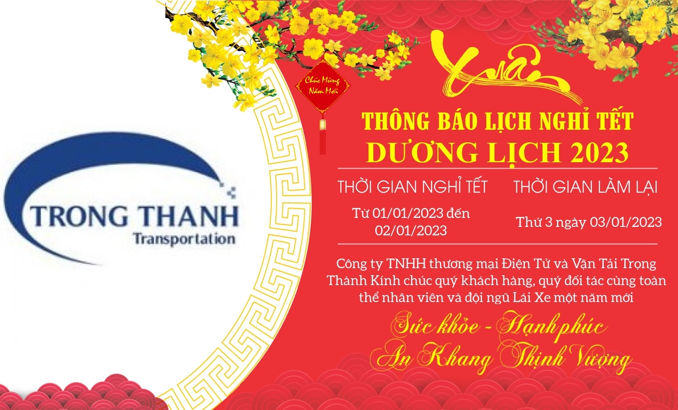Lịch nghỉ tết Dương Lịch 2023
